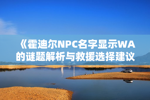 《霍迪尔NPC名字显示WA的谜题解析与救援选择建议》