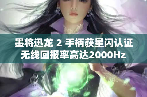 墨将迅龙 2 手柄获星闪认证 无线回报率高达2000Hz 亮点频现