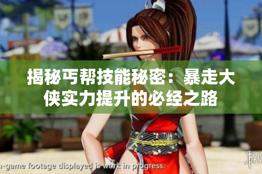 揭秘丐帮技能秘密：暴走大侠实力提升的必经之路