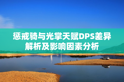 惩戒骑与光掌天赋DPS差异解析及影响因素分析