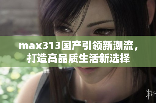 max313国产引领新潮流，打造高品质生活新选择