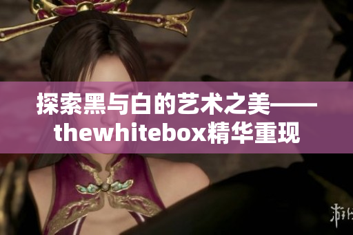 探索黑与白的艺术之美——thewhitebox精华重现