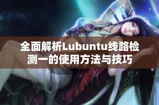 全面解析Lubuntu线路检测一的使用方法与技巧