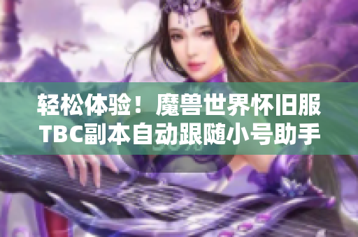 轻松体验！魔兽世界怀旧服TBC副本自动跟随小号助手指南