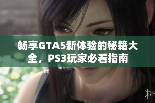 畅享GTA5新体验的秘籍大全，PS3玩家必看指南