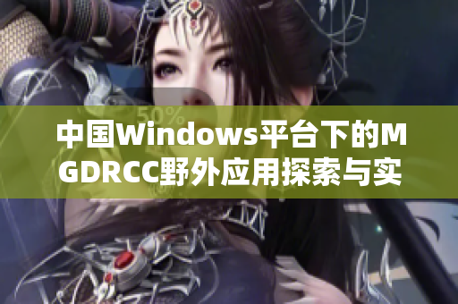 中国Windows平台下的MGDRCC野外应用探索与实践