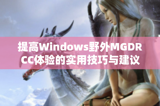 提高Windows野外MGDRCC体验的实用技巧与建议