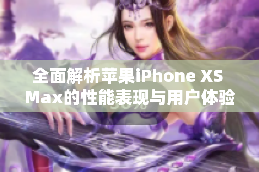 全面解析苹果iPhone XS Max的性能表现与用户体验