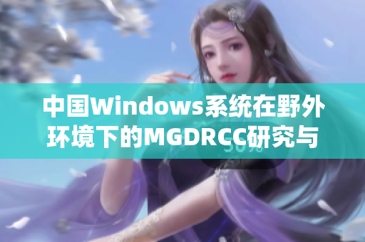 中国Windows系统在野外环境下的MGDRCC研究与应用探索