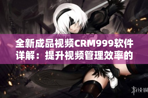 全新成品视频CRM999软件详解：提升视频管理效率的最佳工具