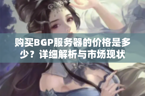 购买BGP服务器的价格是多少？详细解析与市场现状