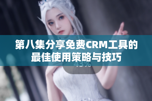 第八集分享免费CRM工具的最佳使用策略与技巧