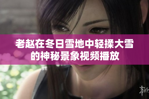 老赵在冬日雪地中轻揉大雪的神秘景象视频播放